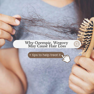 Are you taking a GLP-1 drug and experiencing hair loss?