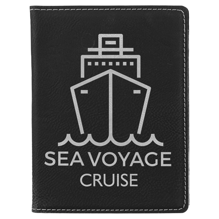 Black_Silver Laserable Leatherette Pass