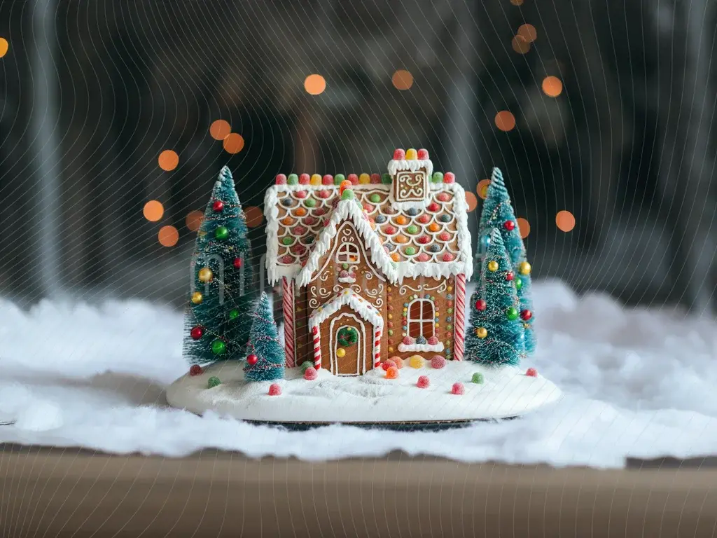 ジンジャーブレッドハウスの背景 - スタジオの背景