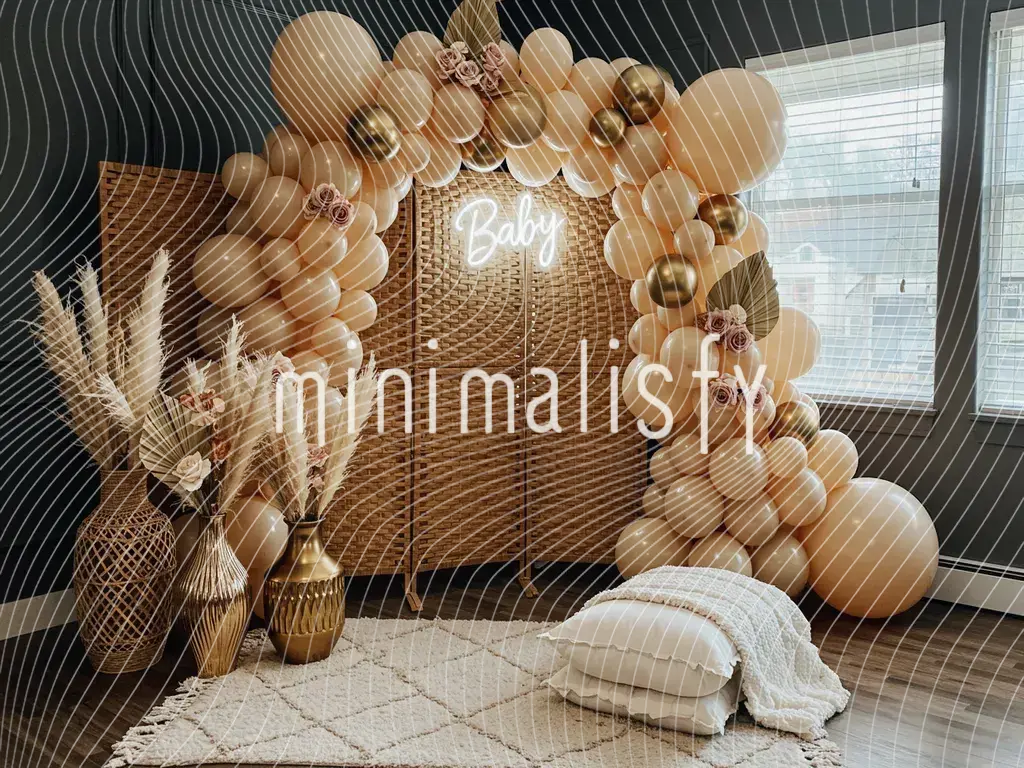 Şık ve Zarif Bebek Partisi Arka Planı, Stüdyo Fonu