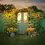 Miniature : Fond fleuri avec des tournesols, toile de fond de studio