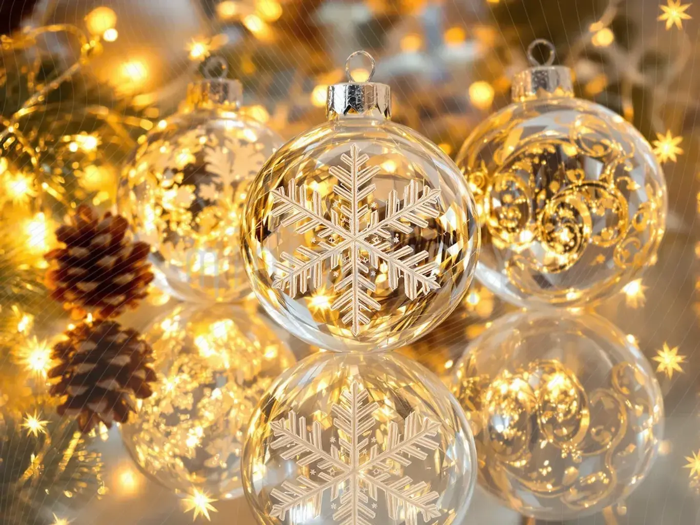 具有迷人圣诞主题背景的工作室背景