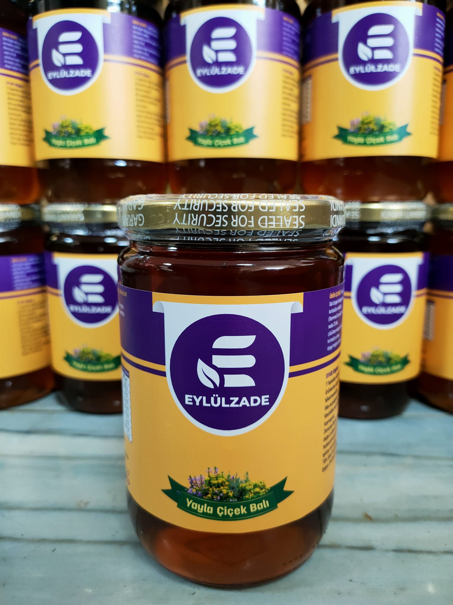 Eylülzade Strained Plateau Flower Honey 850 Gr - 100% Natural Honey from Ispa...