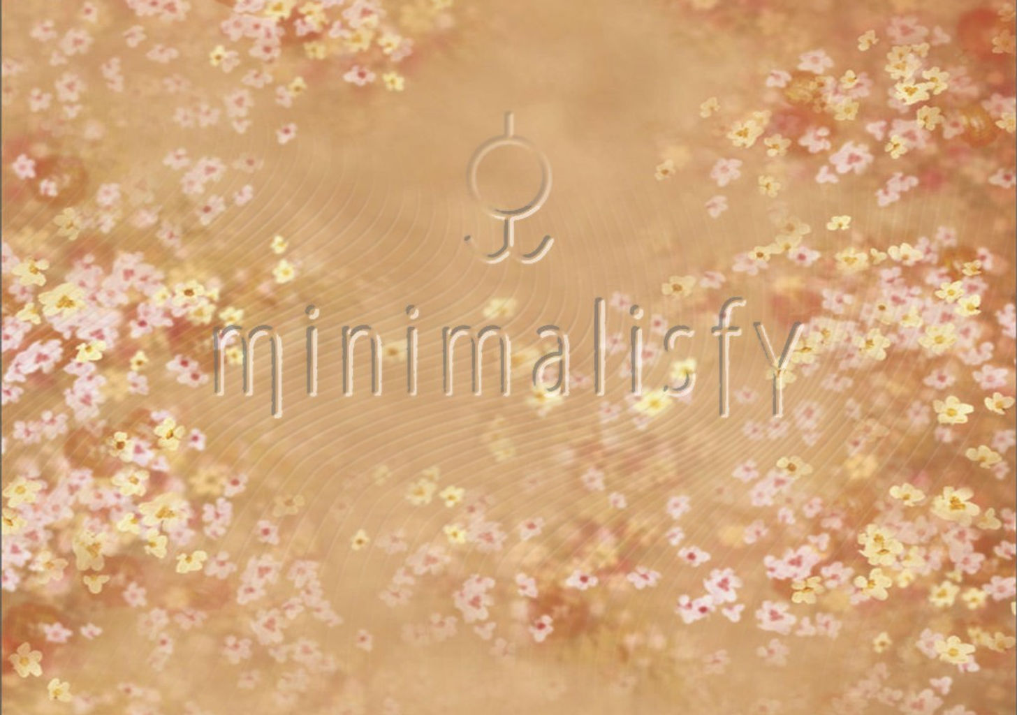 Minimalisfy Rüya Gibi Çiçek Bahçesi Baskılı Kumaş Fon