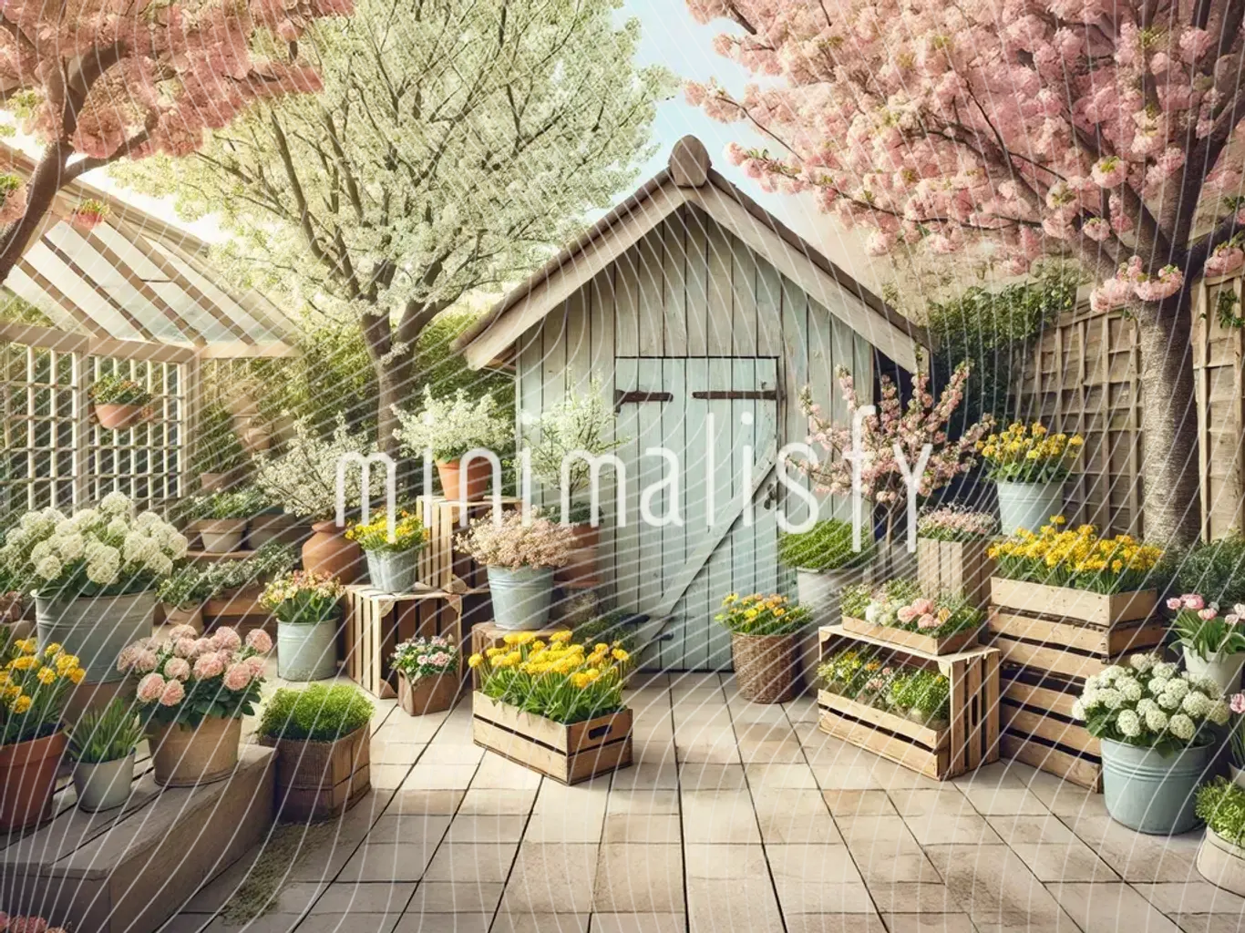 Baharın Parlak Renkleri ile Dolu  Arka Plan, Stüdyo Fonu