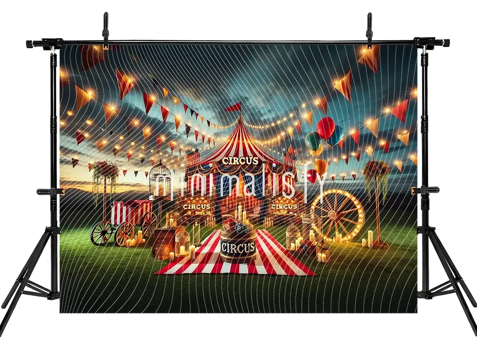 Sličica: Svetlo ozadje na temo cirkusa, studijsko ozadje