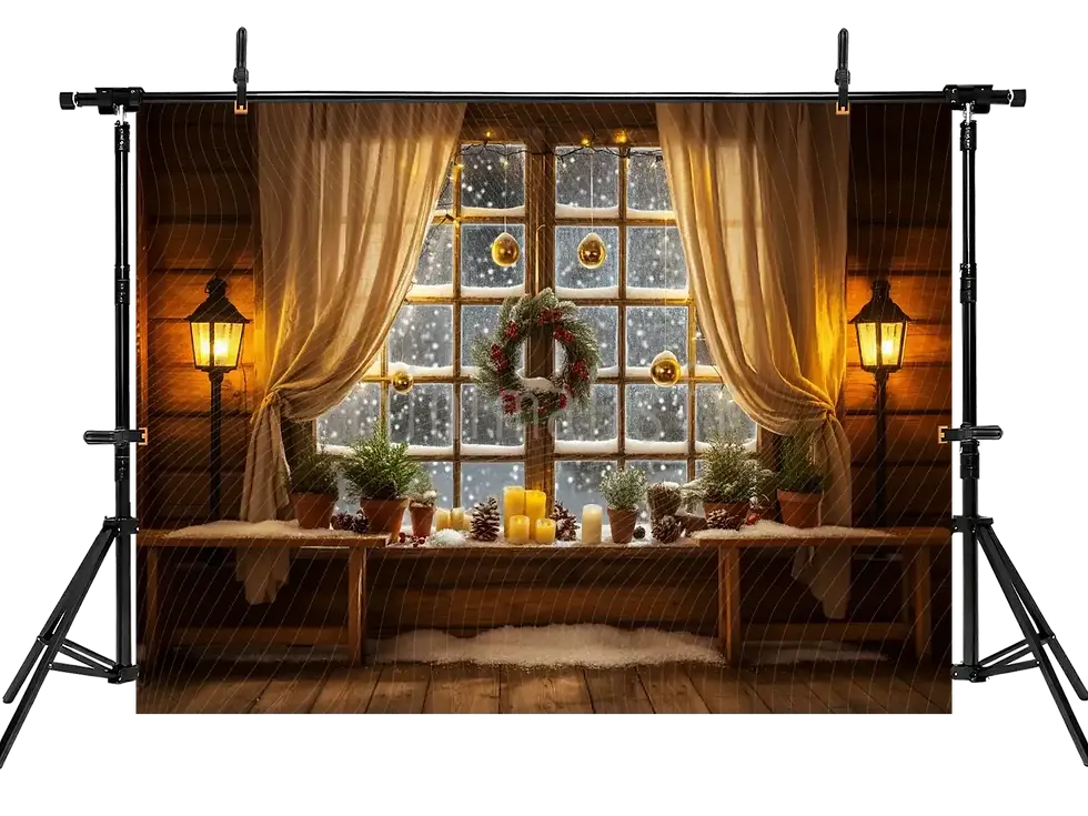 Miniaturebillede: Kış Masalı:  Arka Plan, Sıcak Işıklar ve Büyülü Manzara, Stüdyo Fonu