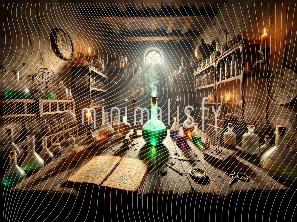 Студийный фон, полный волшебной атмосферы