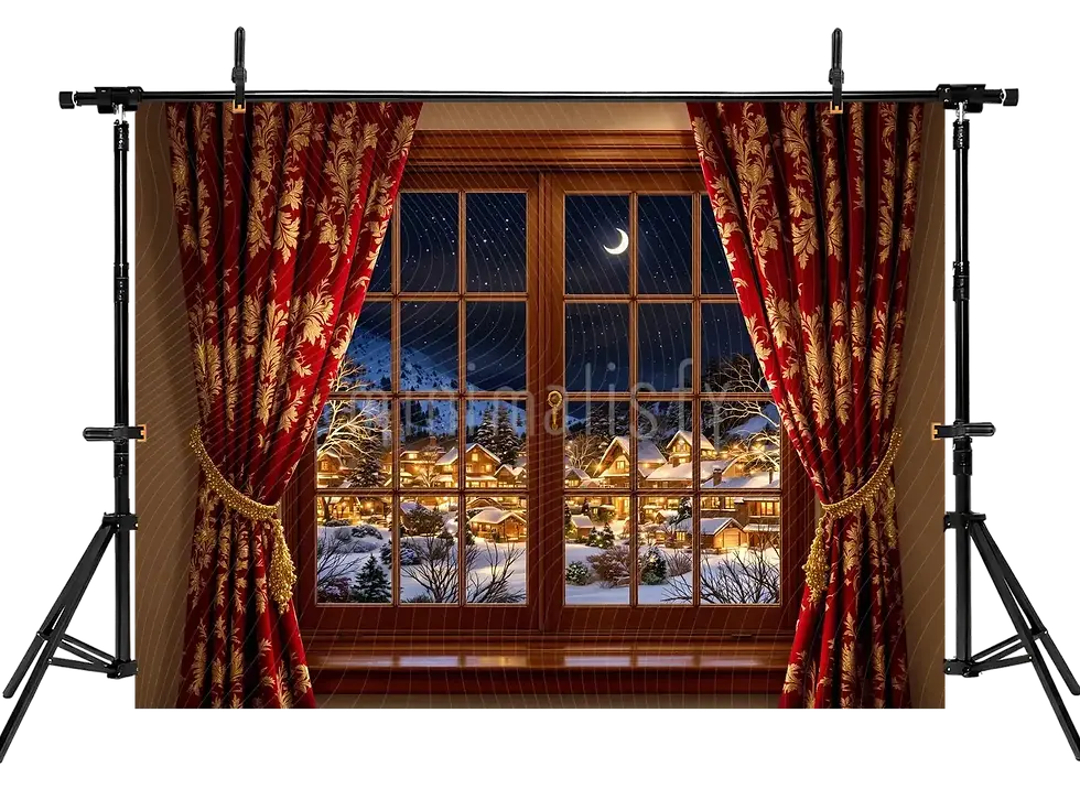 Miniature : Toile de fond d'hiver chaude, toile de fond de studio