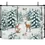 Miniature : Toile de fond de studio de cerf d'hiver de conte de fées