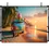 Miniature : Van de plage coloré et arrière-plan de coucher de soleil - Toile de fond de studio
