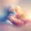 Miniature : Toile de fond fascinante de nuages ​​pastel pour studio