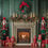 Miniature : Noel Baba Şömineli Sıcak Yılbaşı Arka Planı Stüdyo Fonu