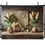 Miniature : Arrière-plan d'inspiration bohème et naturelle, toile de fond de studio