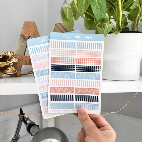 washi tape sticker sheet Autumn Aldrich