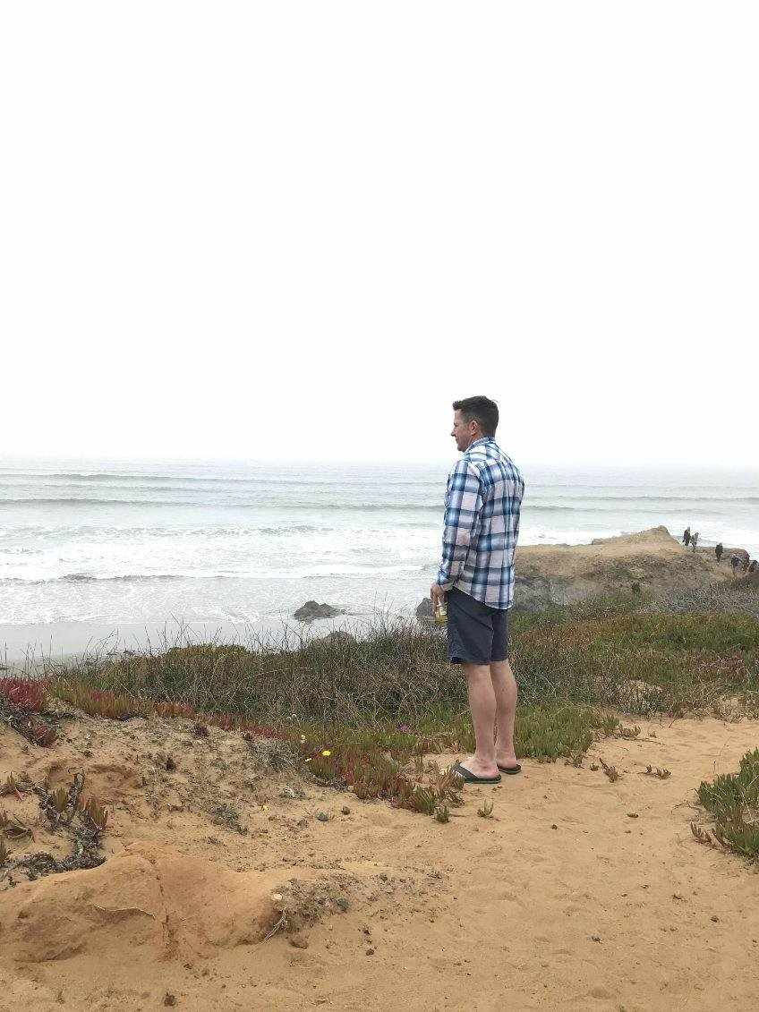 Dr Shawn at the beach