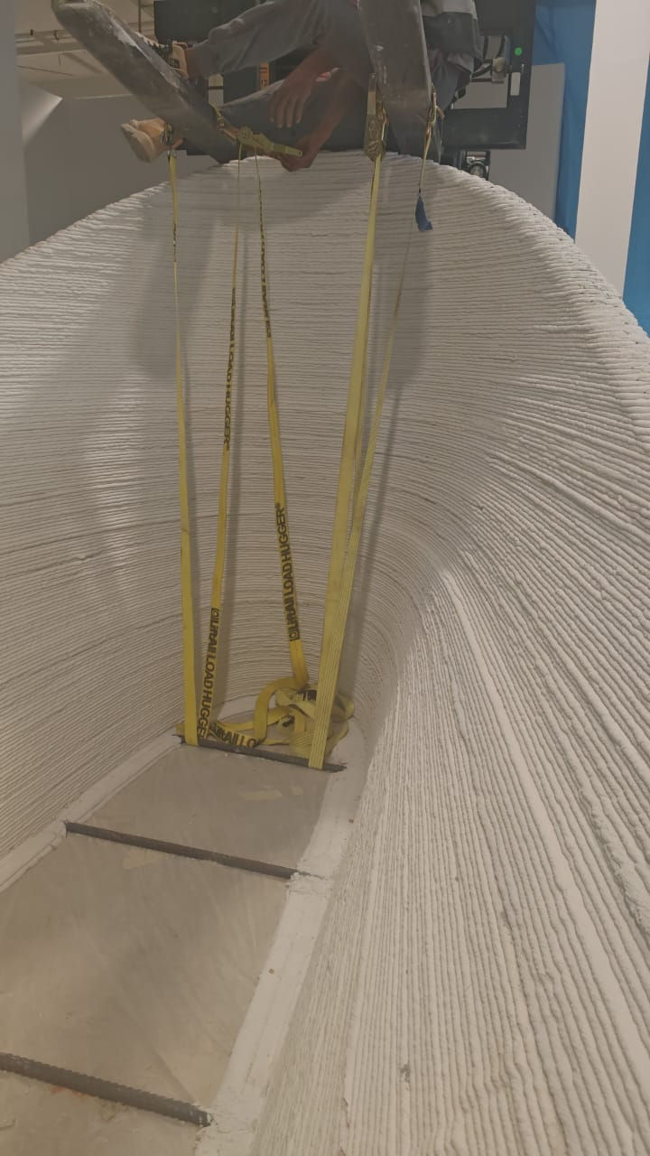 Wetland NEOM - 3D Concrete Printing - Massive Pergola
