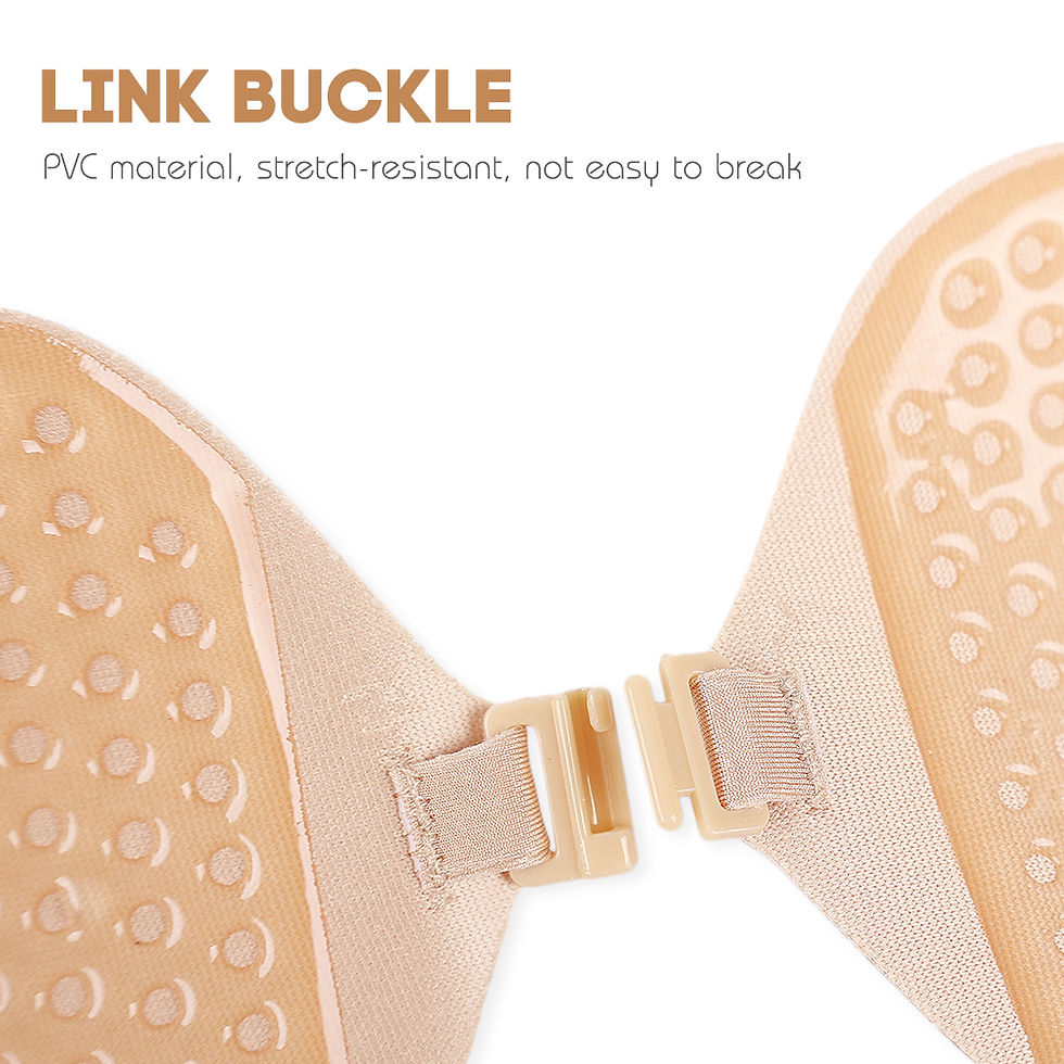 Thumbnail: Invisible Push Up Bra for Women Backless Strapless Bra Seamless Front Closure Br