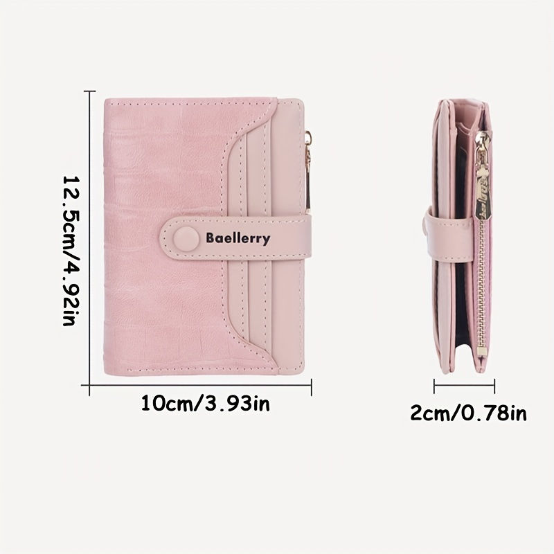 Thumbnail: Baellerry Brand Wallet Women 2023 New Women's Short Wallet Buckle Sanded Leather