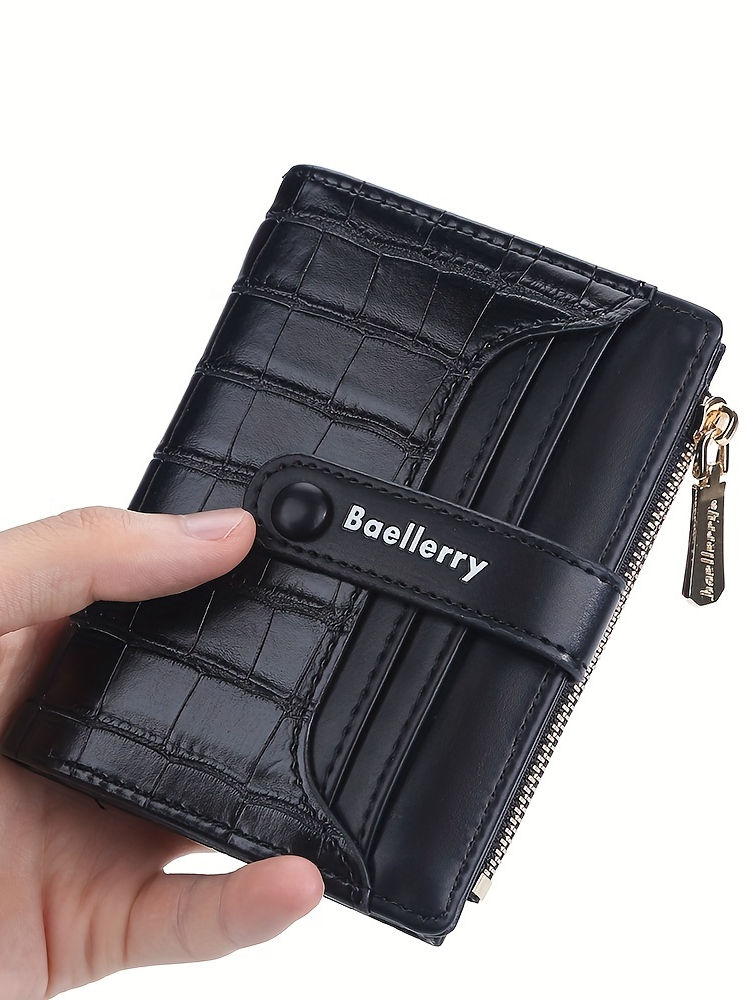 Thumbnail: Baellerry Brand Wallet Women 2023 New Women's Short Wallet Buckle Sanded Leather