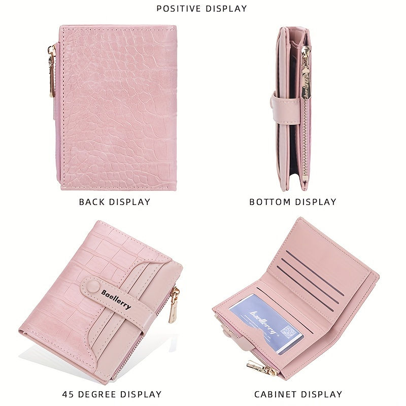 Thumbnail: Baellerry Brand Wallet Women 2023 New Women's Short Wallet Buckle Sanded Leather