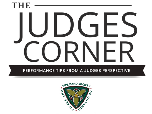 JUDGES CORNER - Piping Tip #1