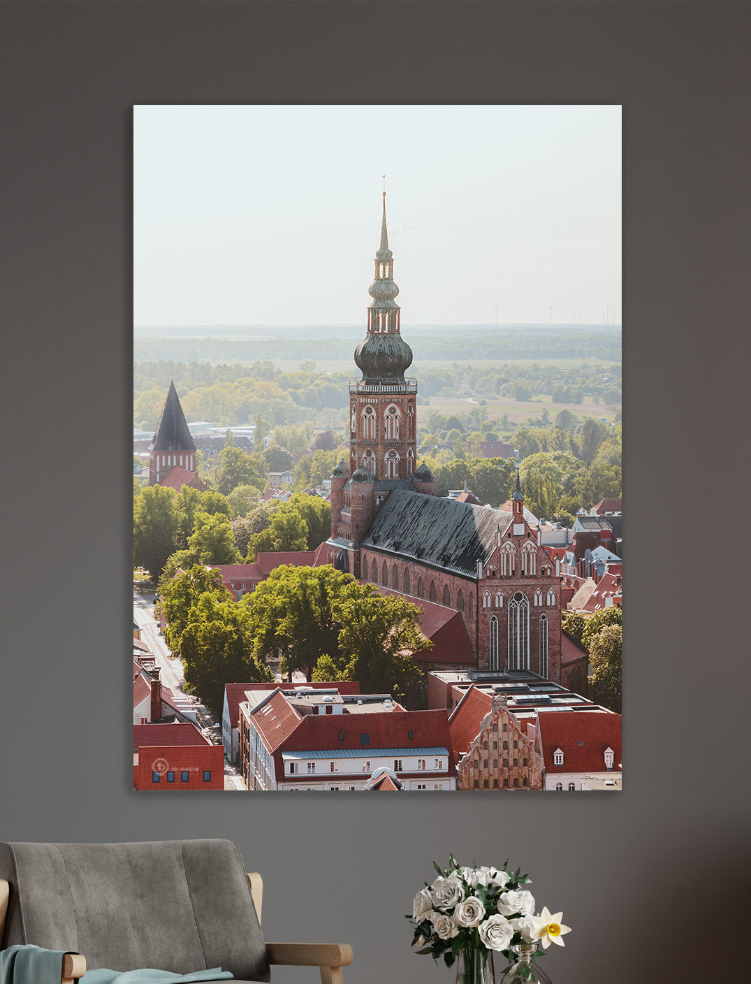 Alu-Dibond hoch I Greifswalder Dom 2023