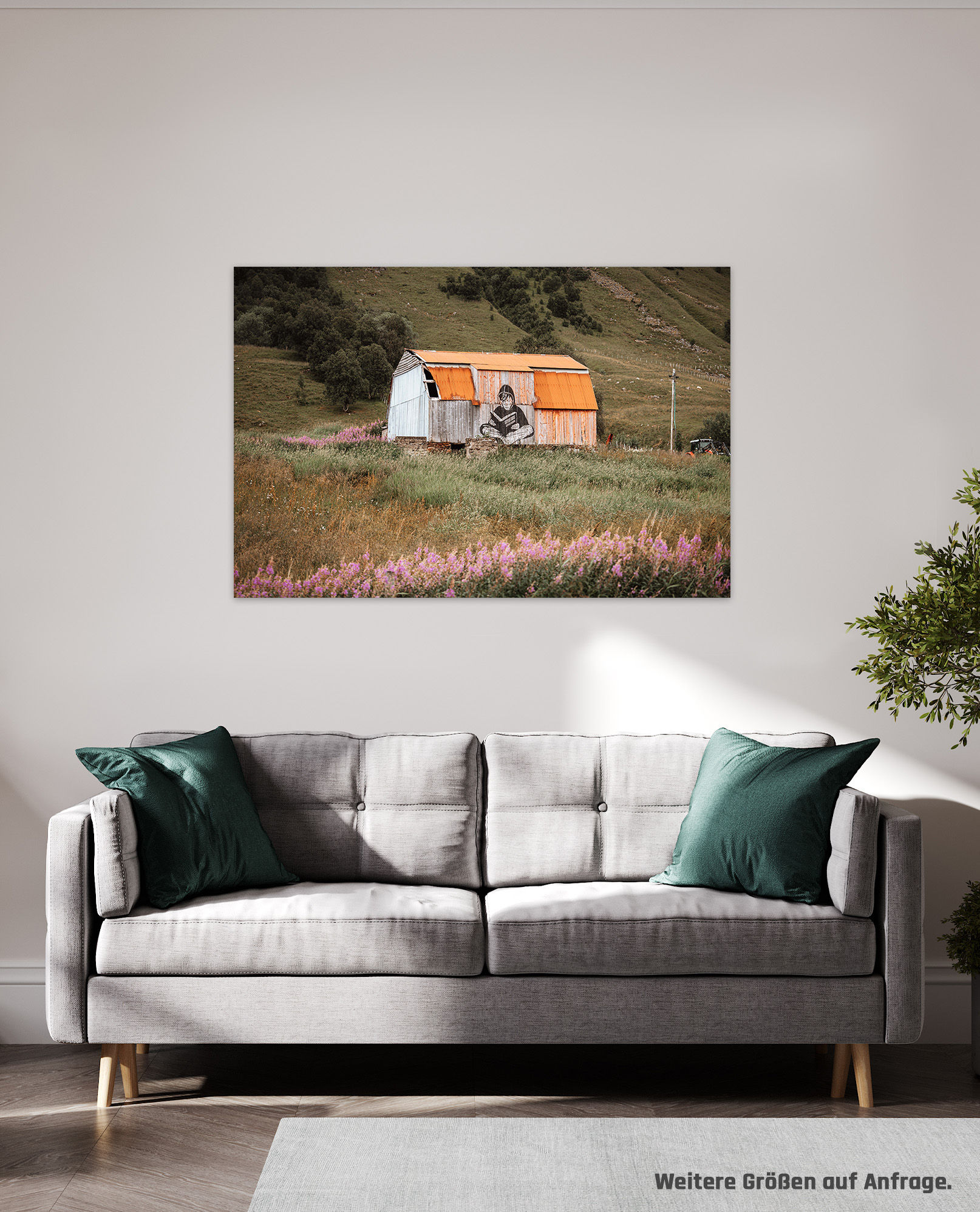 Alu-Dibond quer | Bjørnskinn, Norwegen