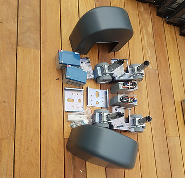 Intérieur moteur abri piscine