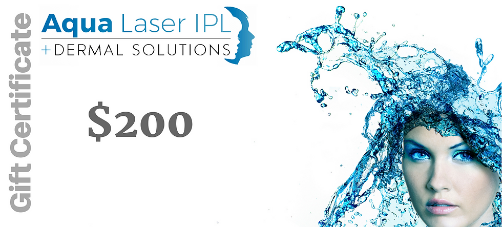 AQUA GIFT CERTIFICATE