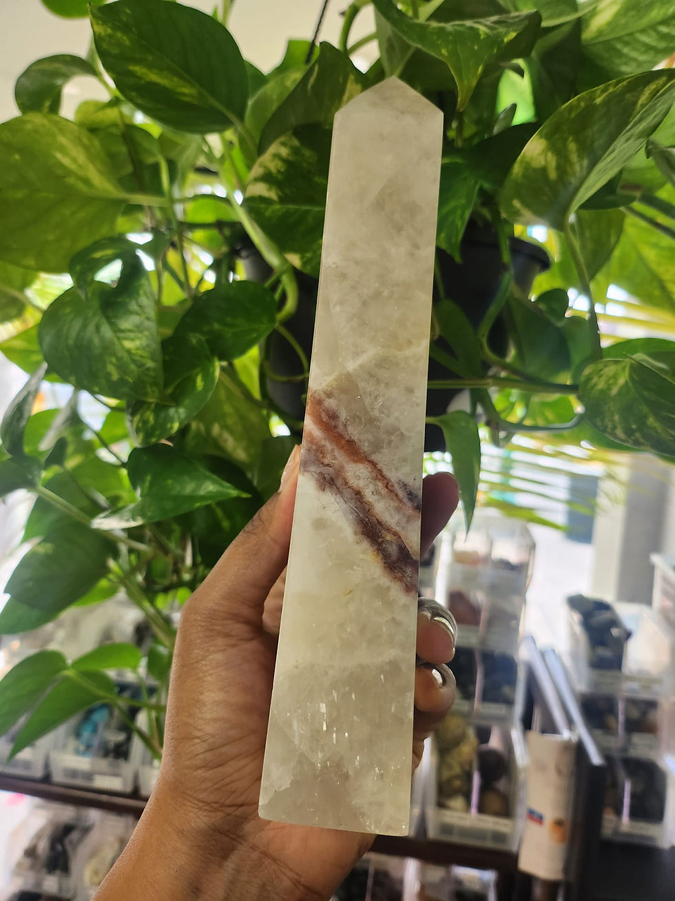 Thumbnail: Orchid Calcite Tower