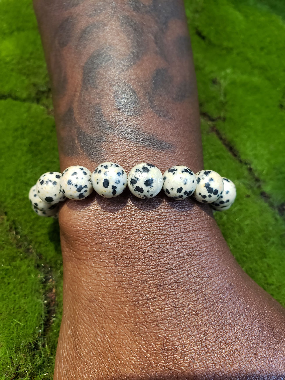 Thumbnail: Dalmatian Jasper bracelet