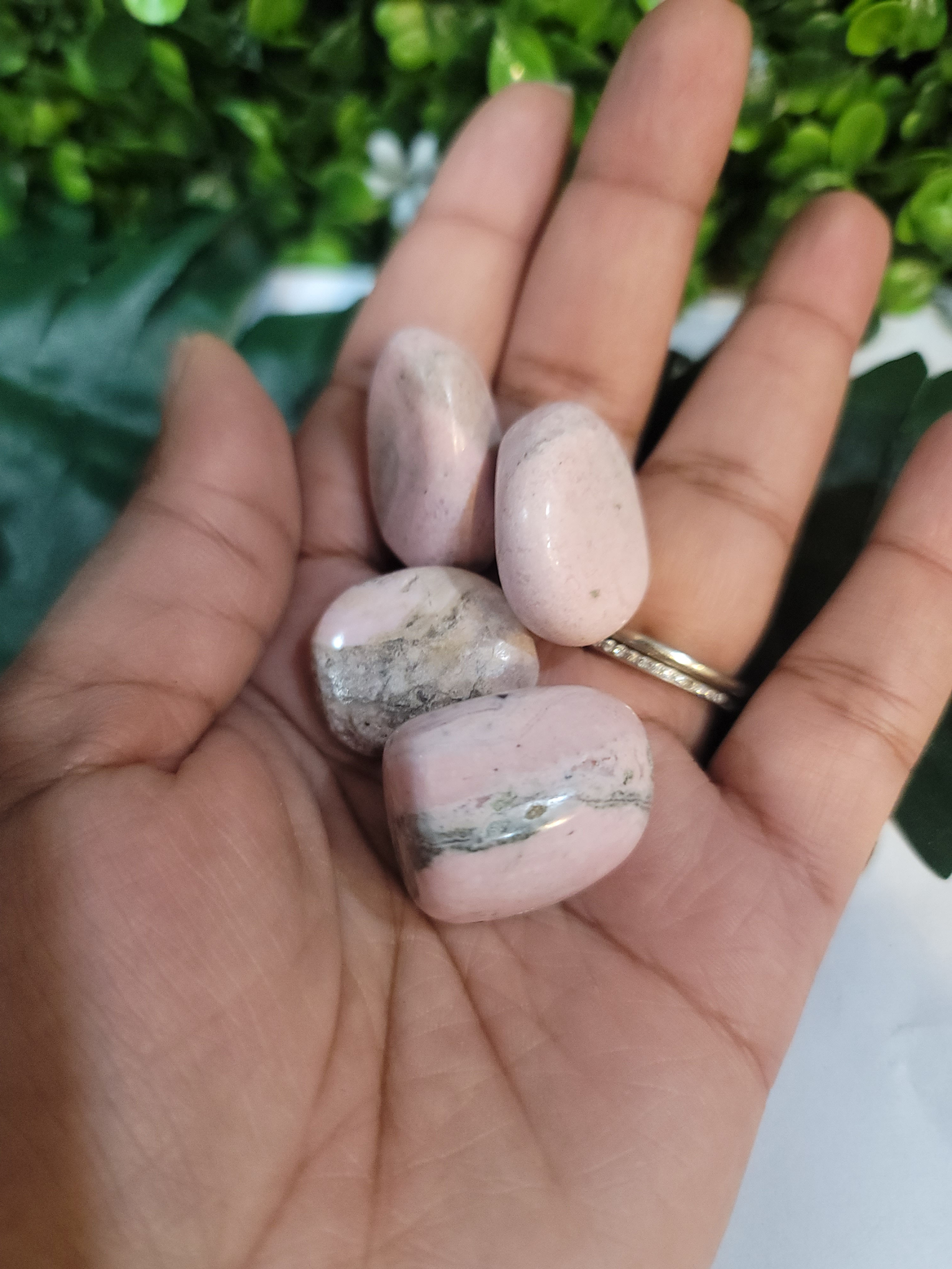 Rhodochrosite light Pink Tumbled