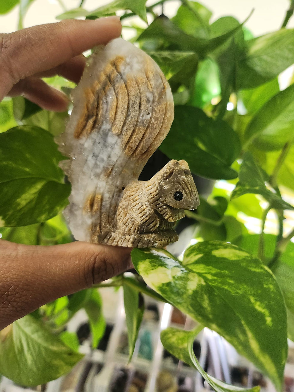 Miniature : Druzy Agate Squirrel Mini