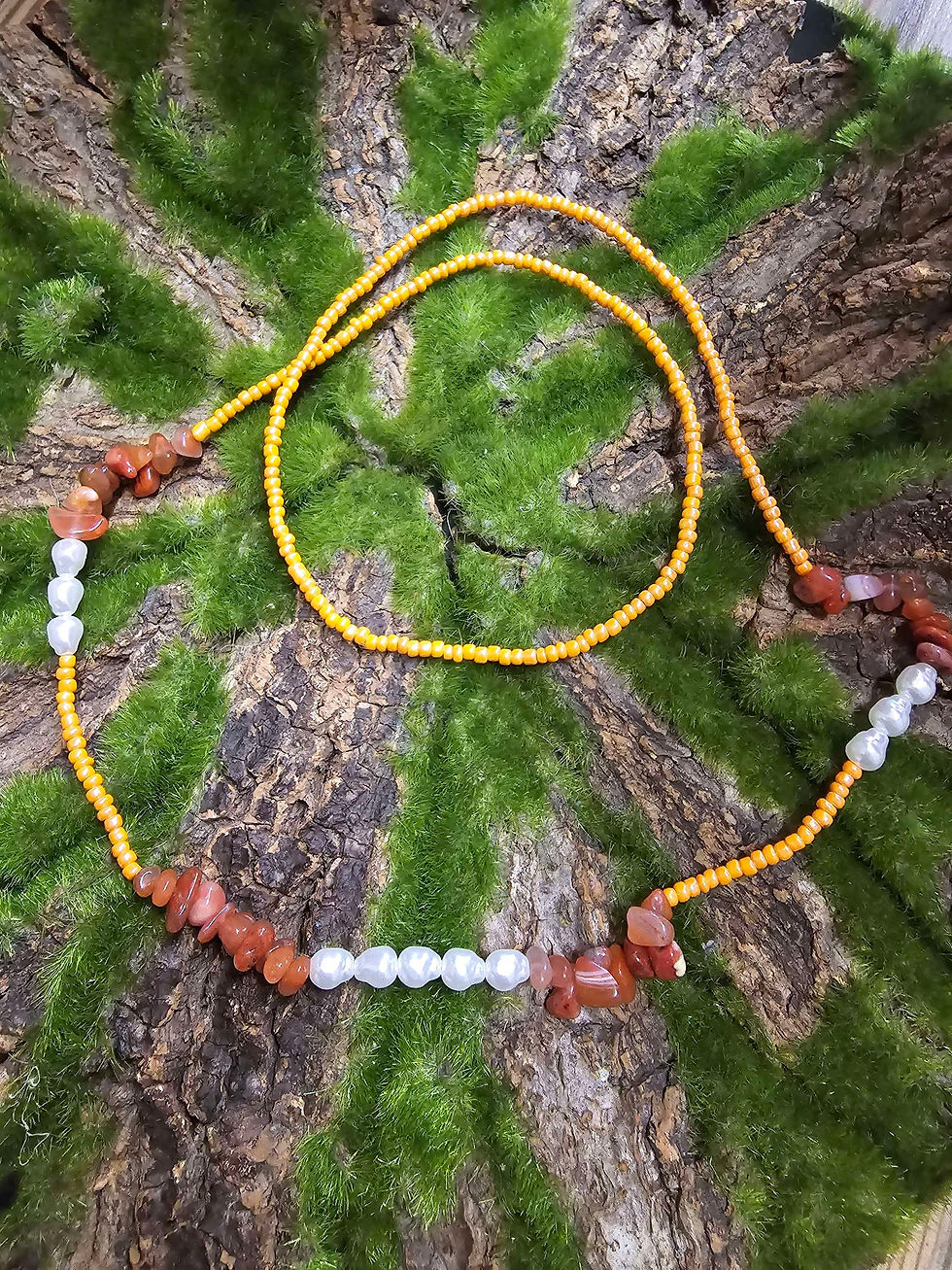 Pearl Crystal Waist Bead