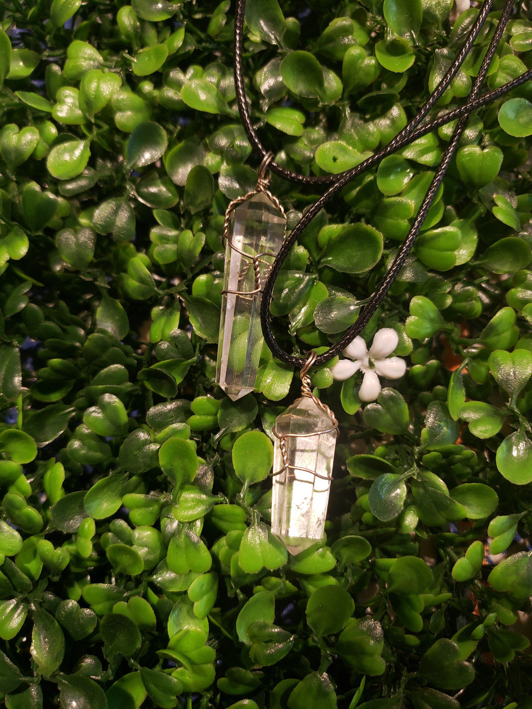 Crystal Clear Quartz wire Wrapped Pendant