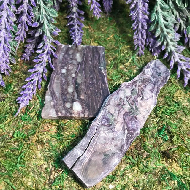 Miniature : Polished Charoite Slab