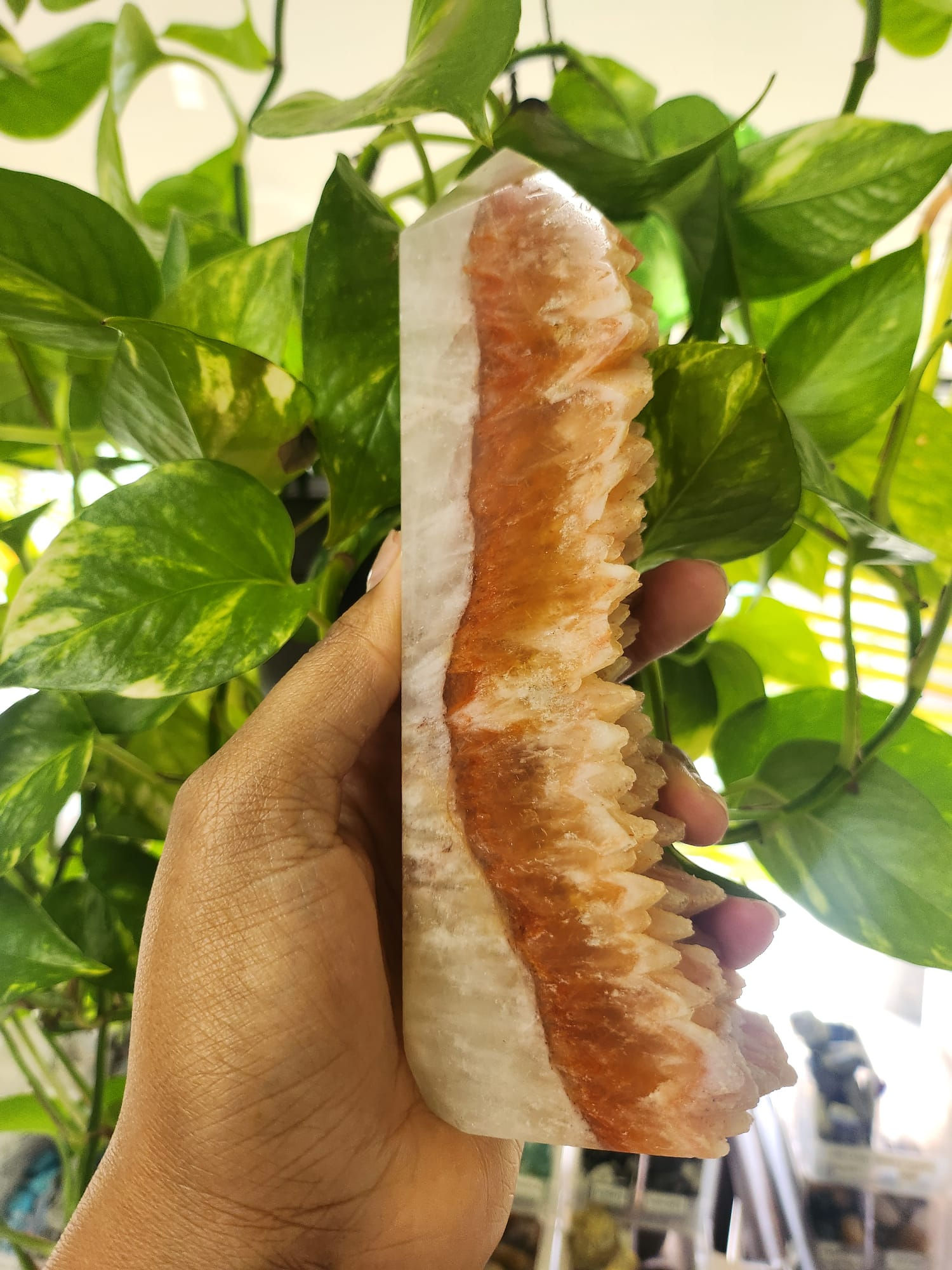 Orchid Calcite Tower