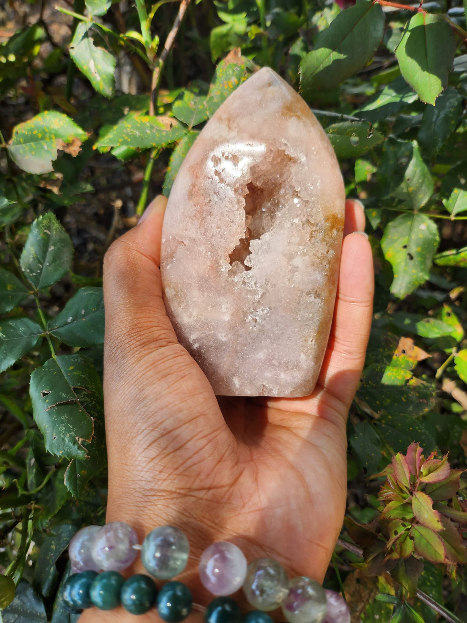 Pink Amethyst Tear Point