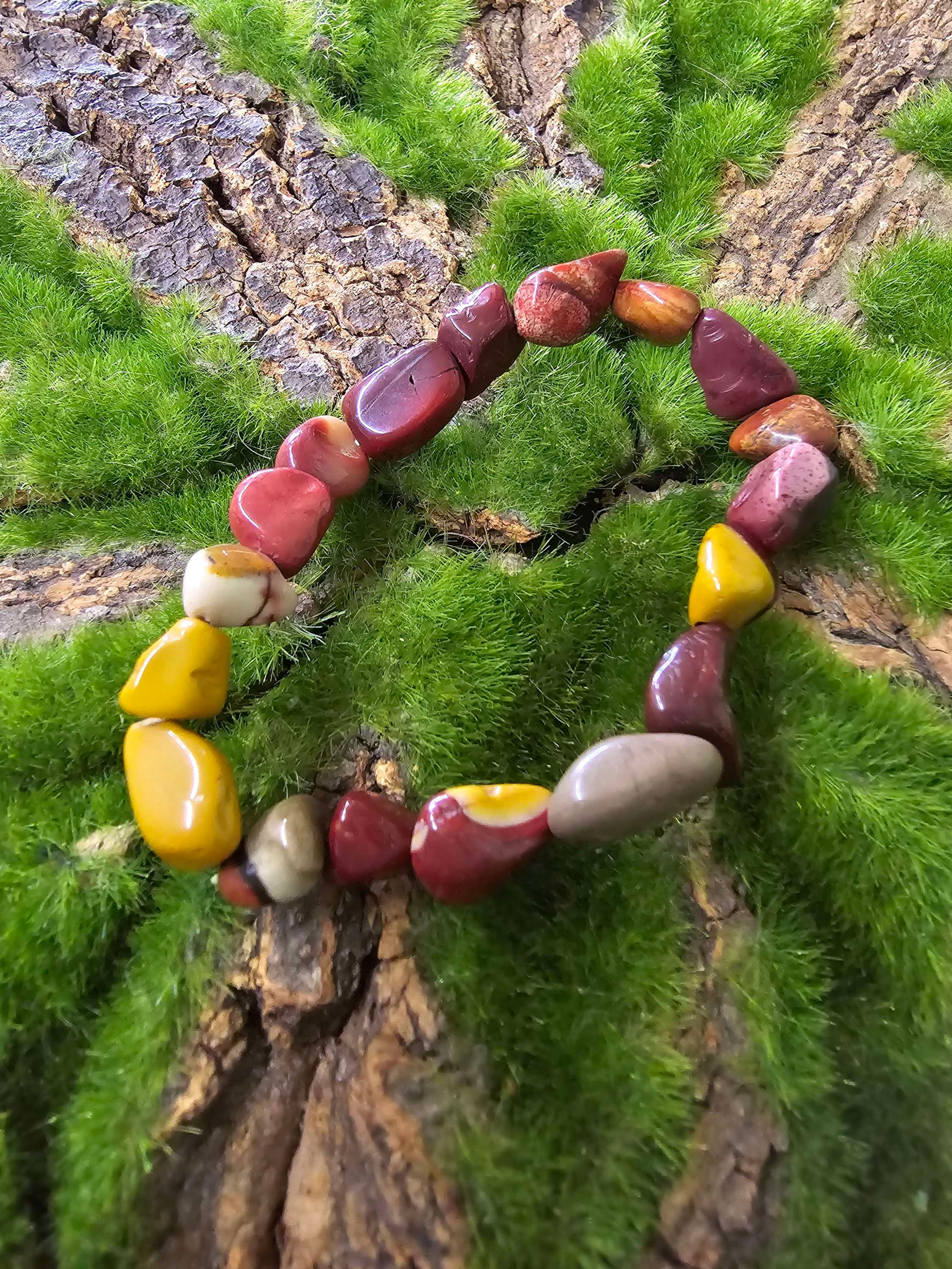 Mookaite Jasper Chip Bracelet