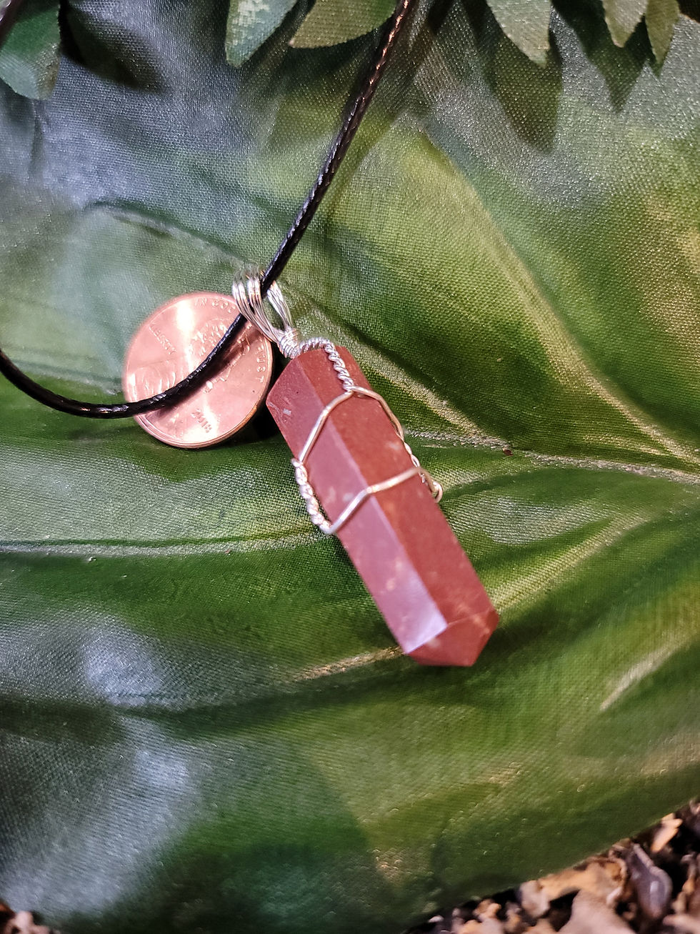 Miniatura: Red Jasper Pendant