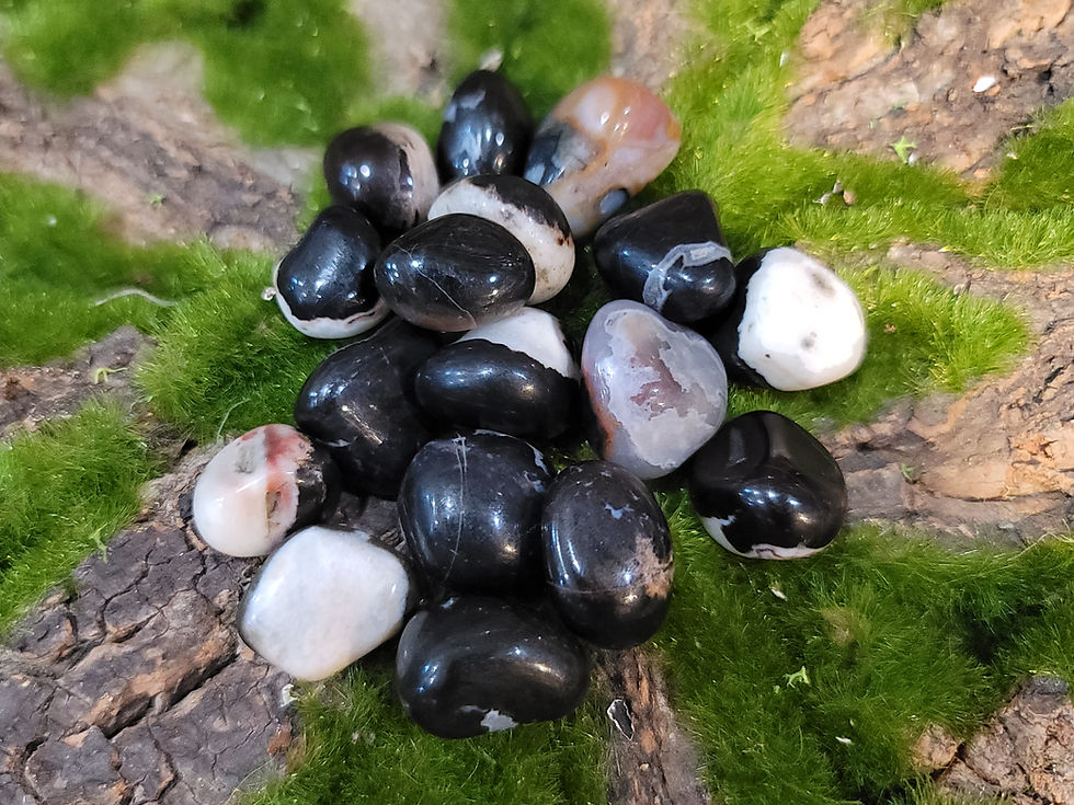 Black Sardonyx (Tumbled)
