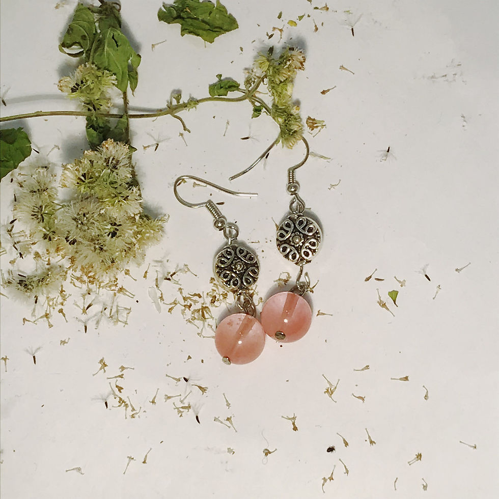 Thumbnail: Stone Ball Earring