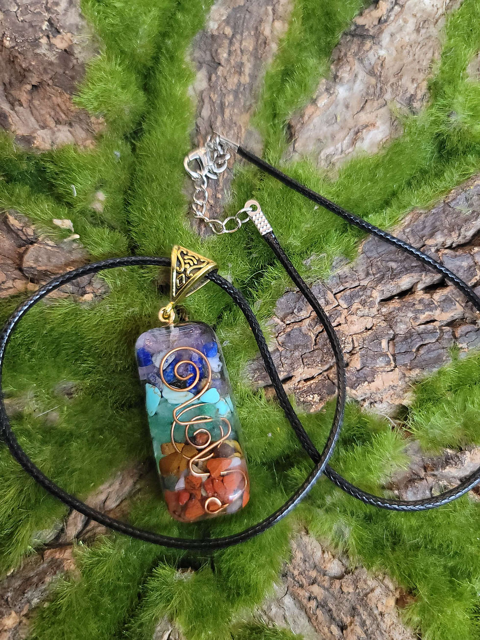 Chakra Orgone Pendant