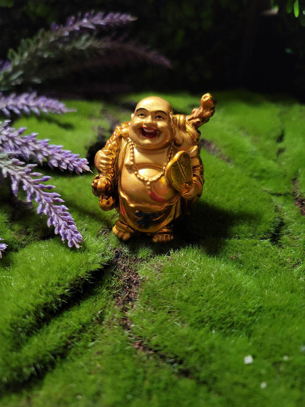 Gold Good Luck Buddha