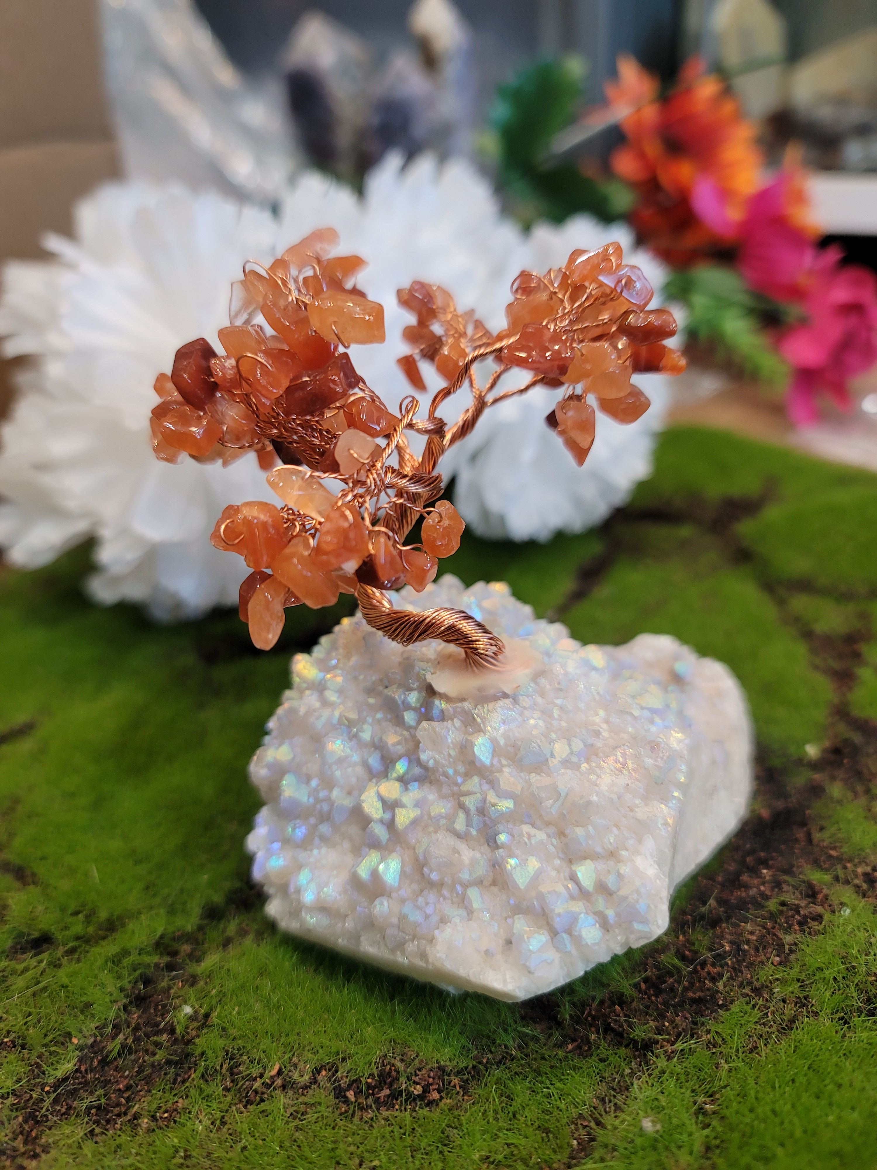 Angel Aura Base Carnelian Tree