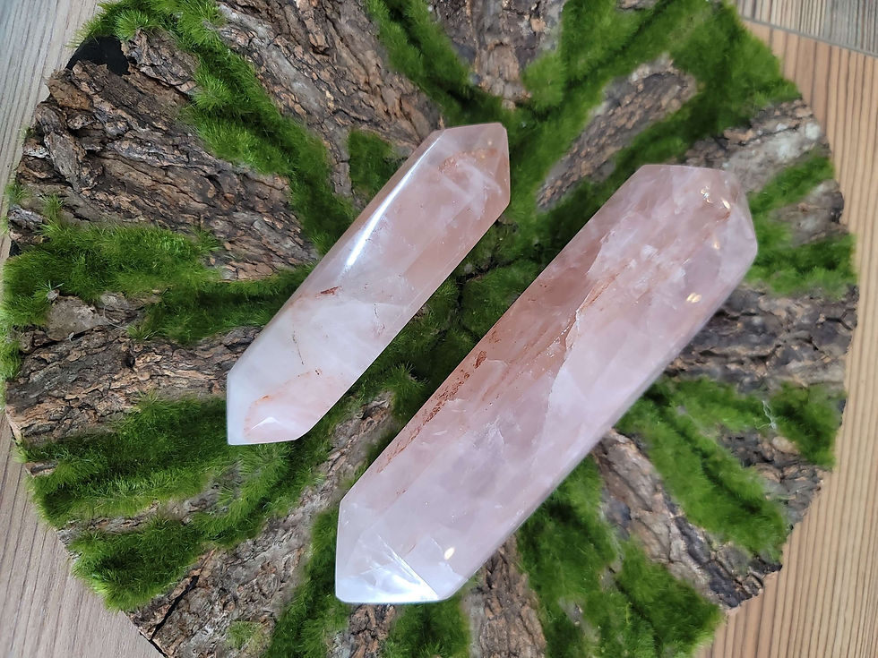 Rose Quartz Double Terminated
