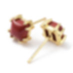Red Jasper Stud Earrings