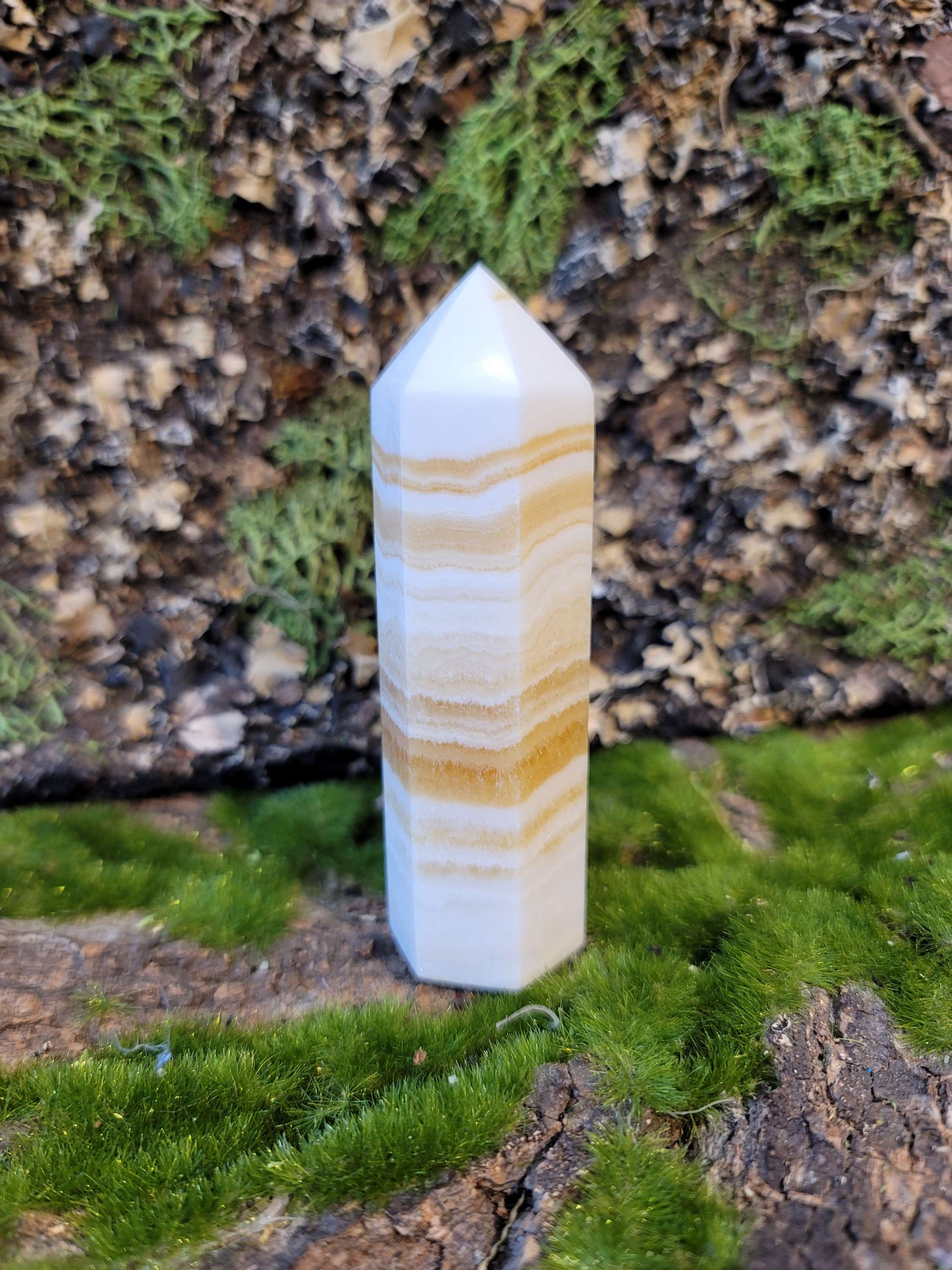 Yellow Calcite Tower