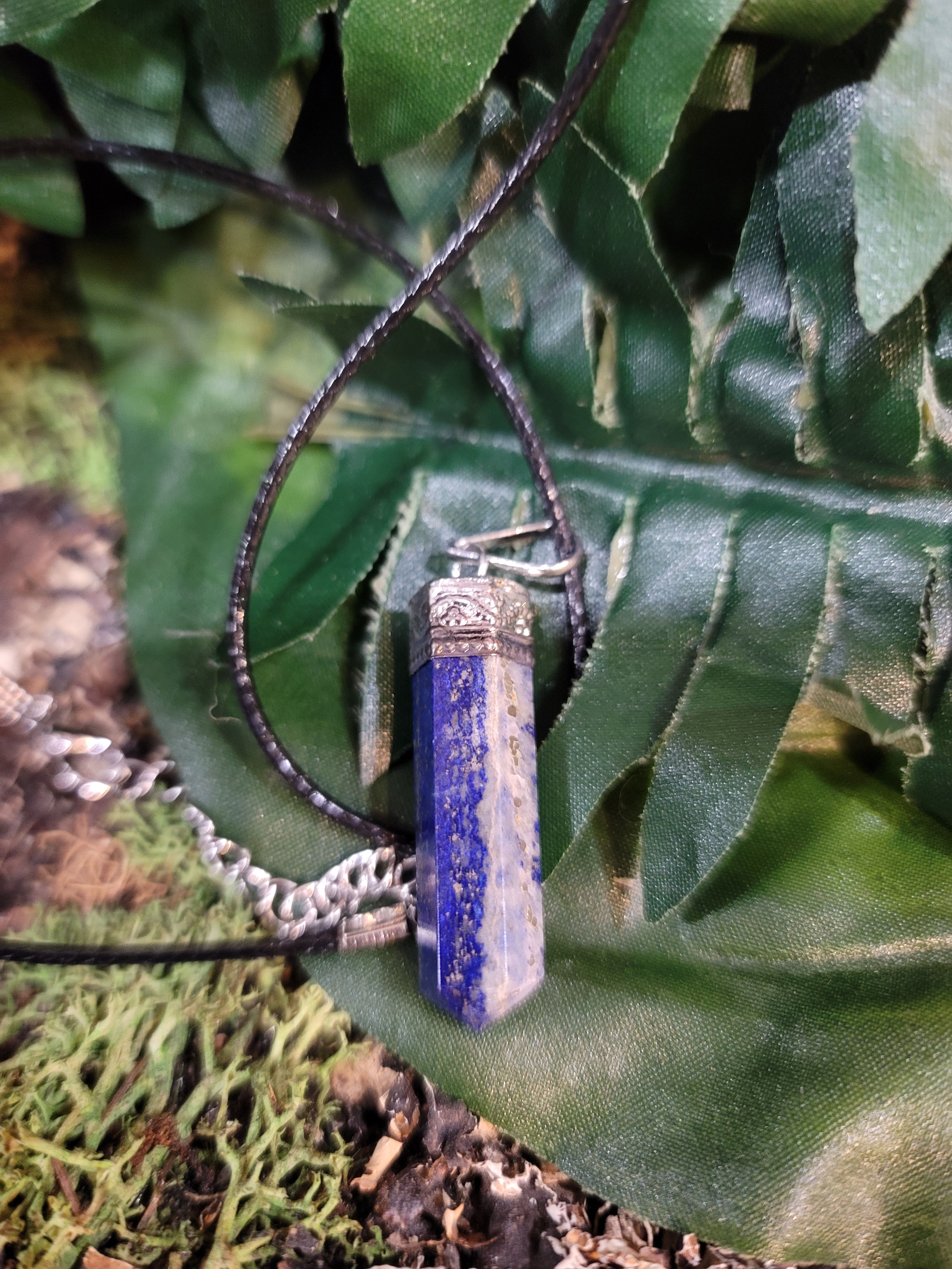 Lapis Lazuli Point Pendant